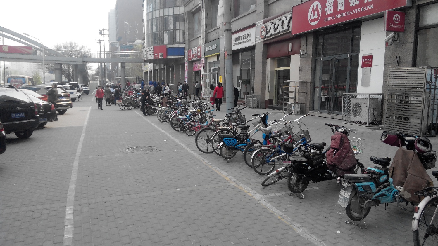 велопарковка в Пекине