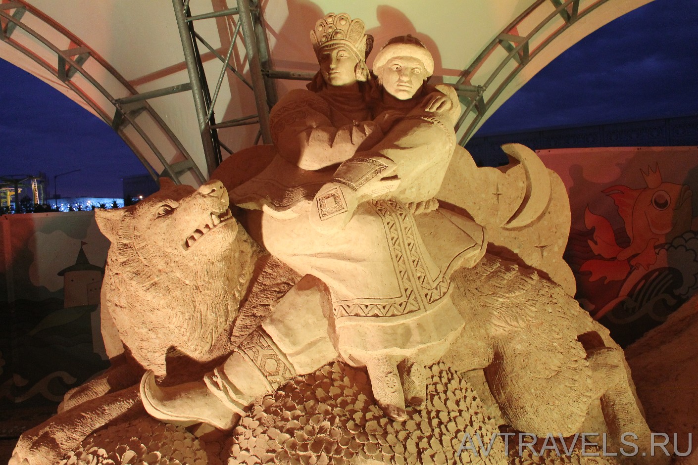 выставка песочных скульптур Сочи Парк
