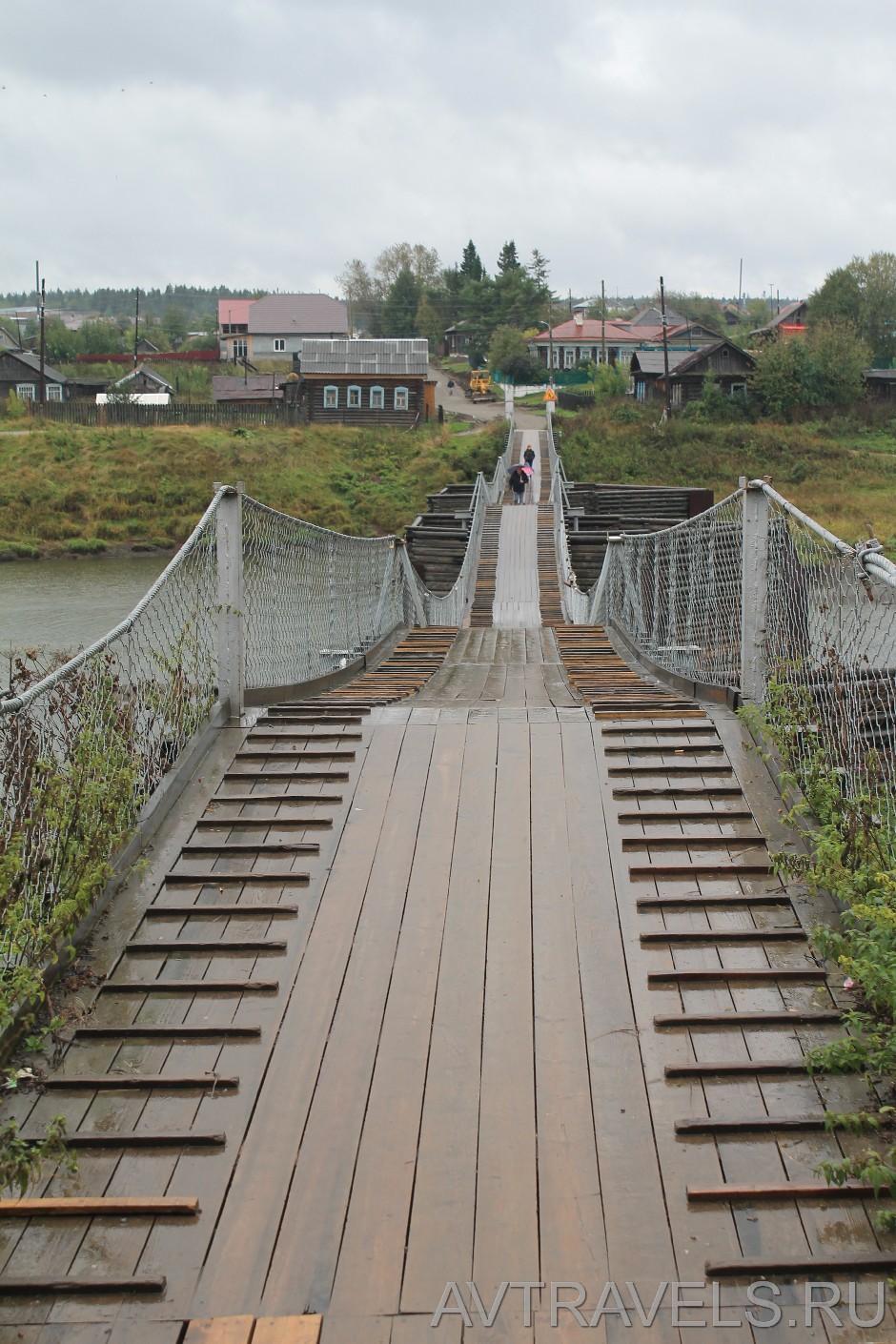 деревянный мост Верхотурье